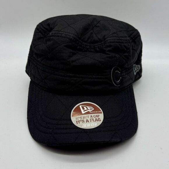 Chicago Cubs Cadet New Era Fitted Size Large Beach Golf Hat Cap Black - Picture 1 of 6